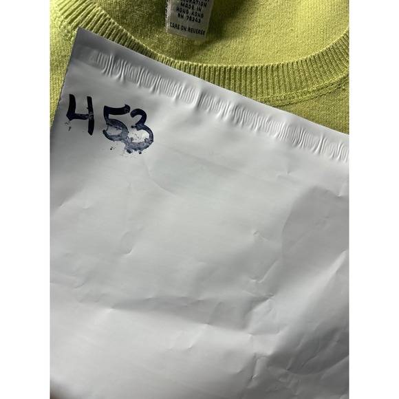 Jillian Jones Woman 1X Sleeveless Knit Top Green Cotton Blend - Picture 6 of 6